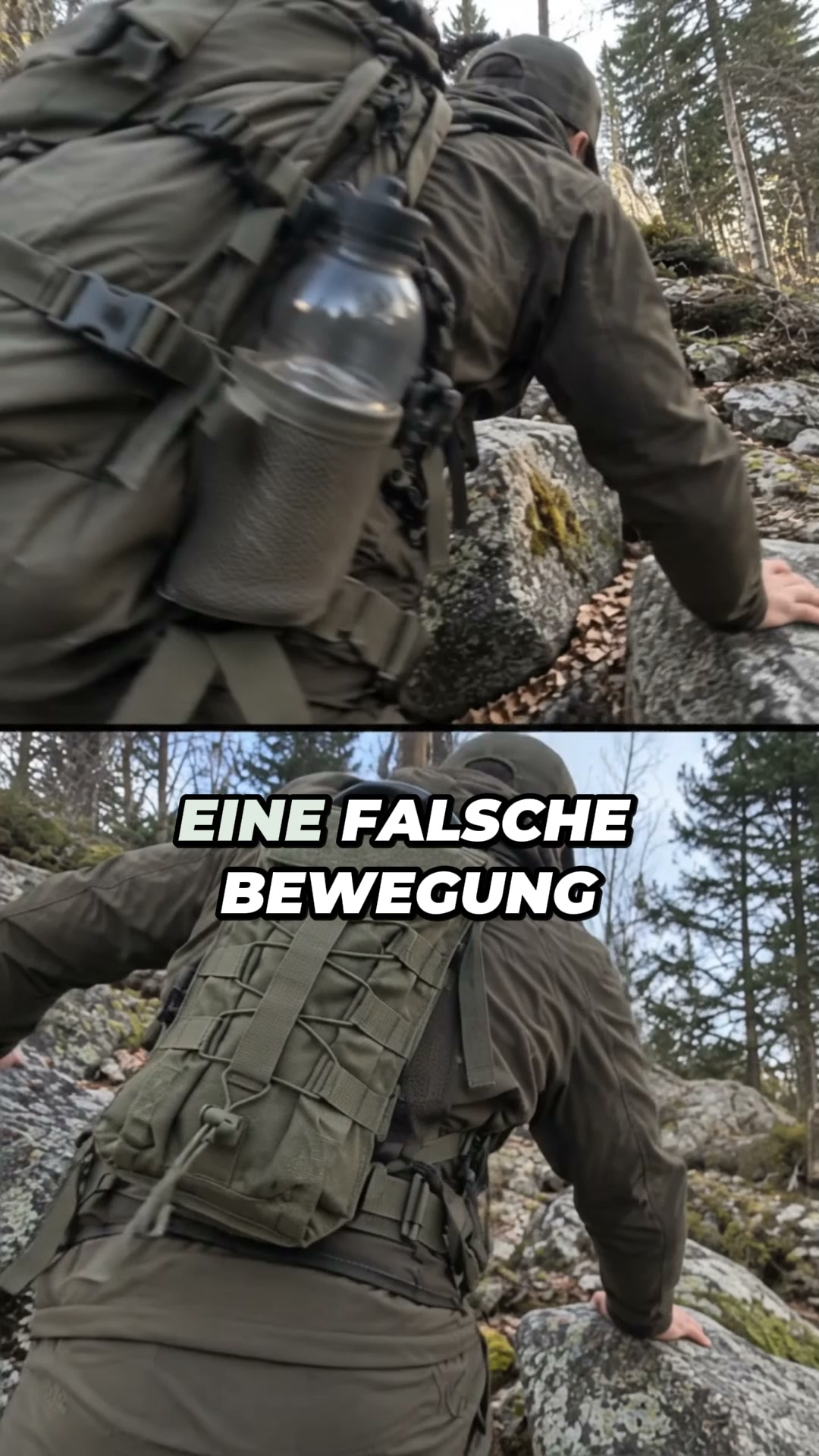 Stoppe das Klappern, bevor es losgeht.