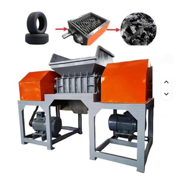 Waste Rubber Single Dual Shaft Mobile Large OTR Car Shredding Plant Tire Shredder$5,000