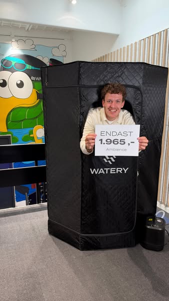 Watery Ångbastu: Endast 1.965 kr!