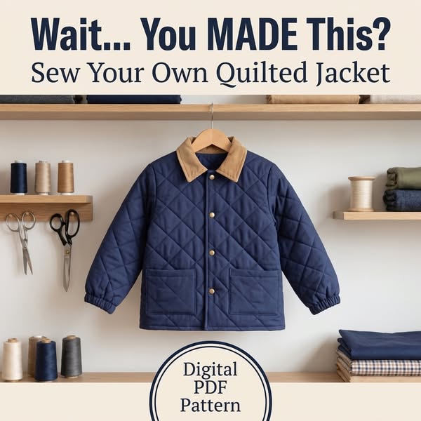 Sew the Classic Quilted Jacket for Your Little Guy