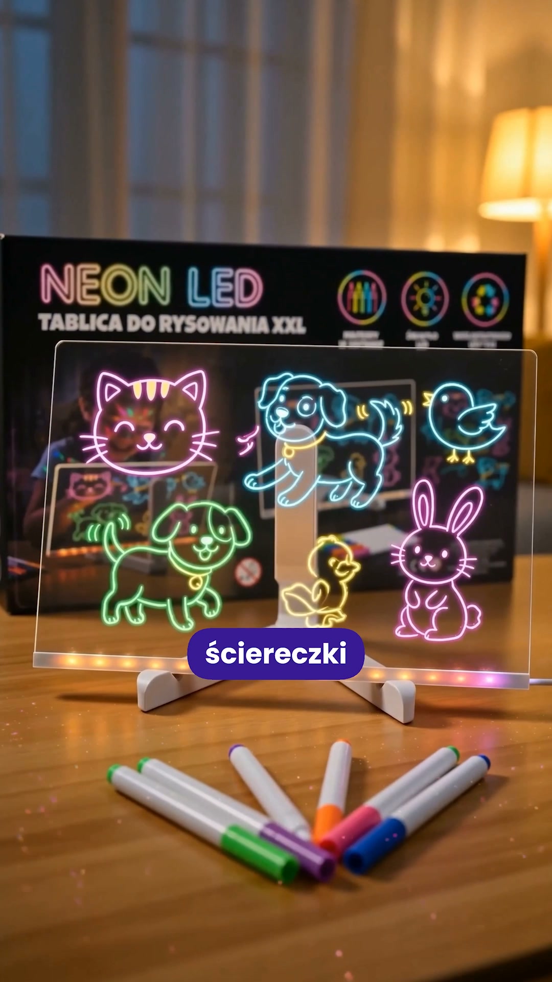 Rysuj, podświetlaj i twórz NEONOWE dzieła sztuki!
