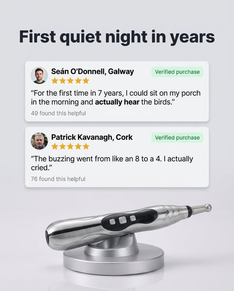 The ringing was never my ears