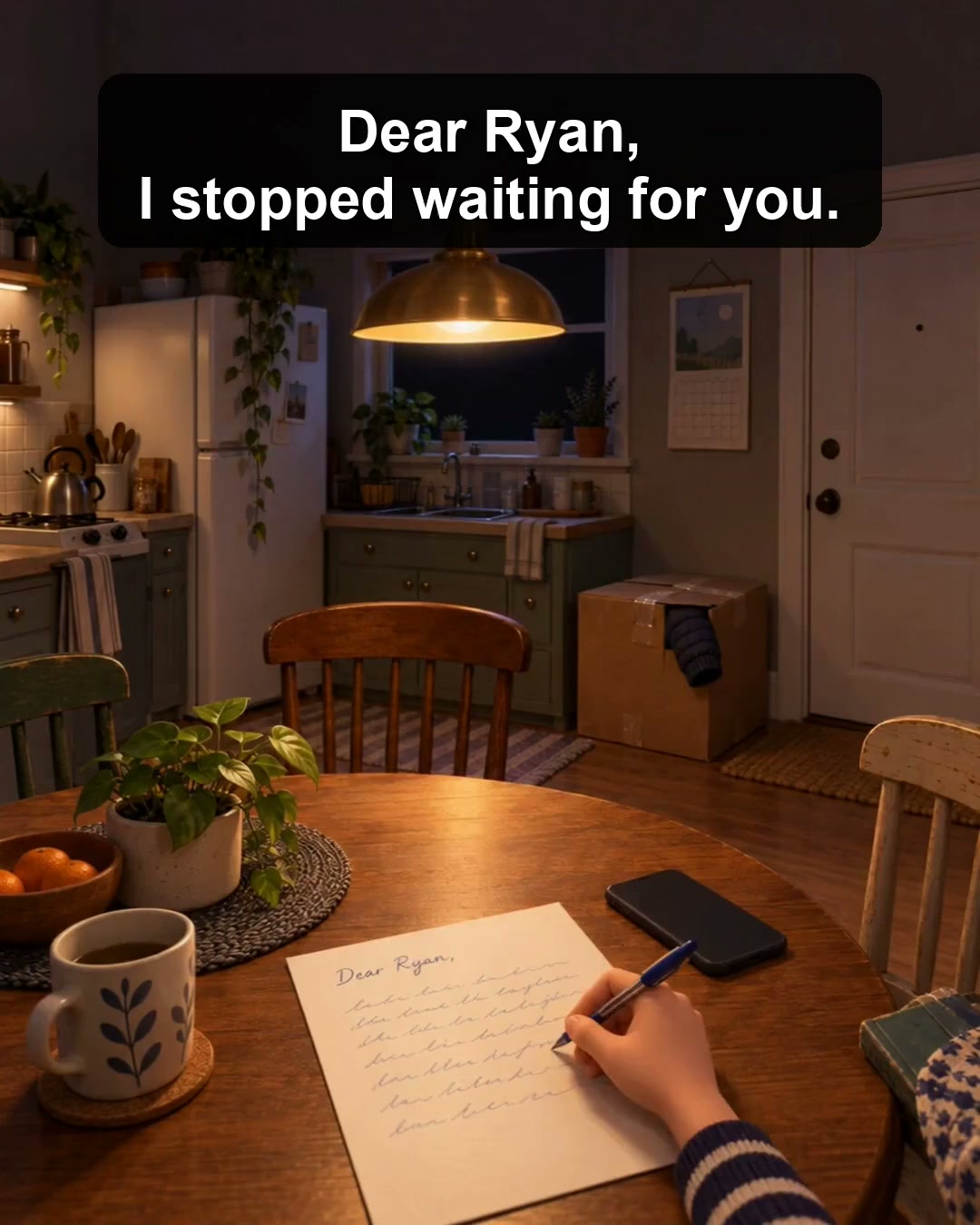 Send your first name to Evelyn.