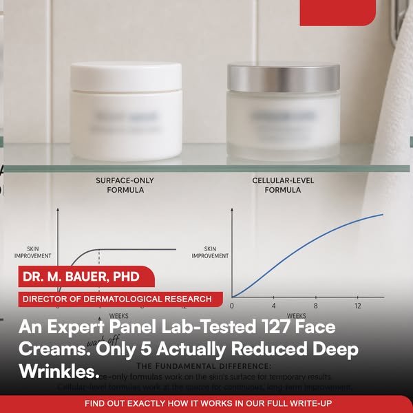 An Expert Panel Lab-Tested 127 Face Creams. Only 5 Actually Reduced Deep Wrinkles.