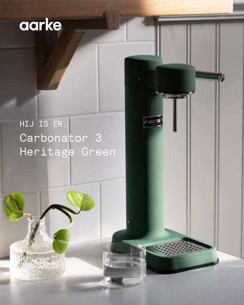 Carbonator 3. Nu in Heritage Green.