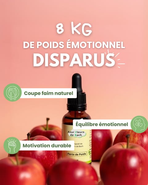 Perdre durablement avec Azur Fleurs de Bach