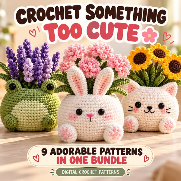9 Cute Crochet Planter Patterns