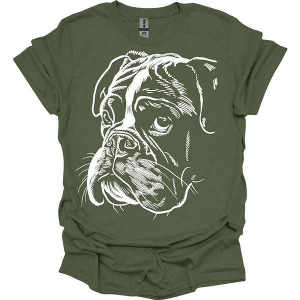Boxer - Line Art T-Shirt