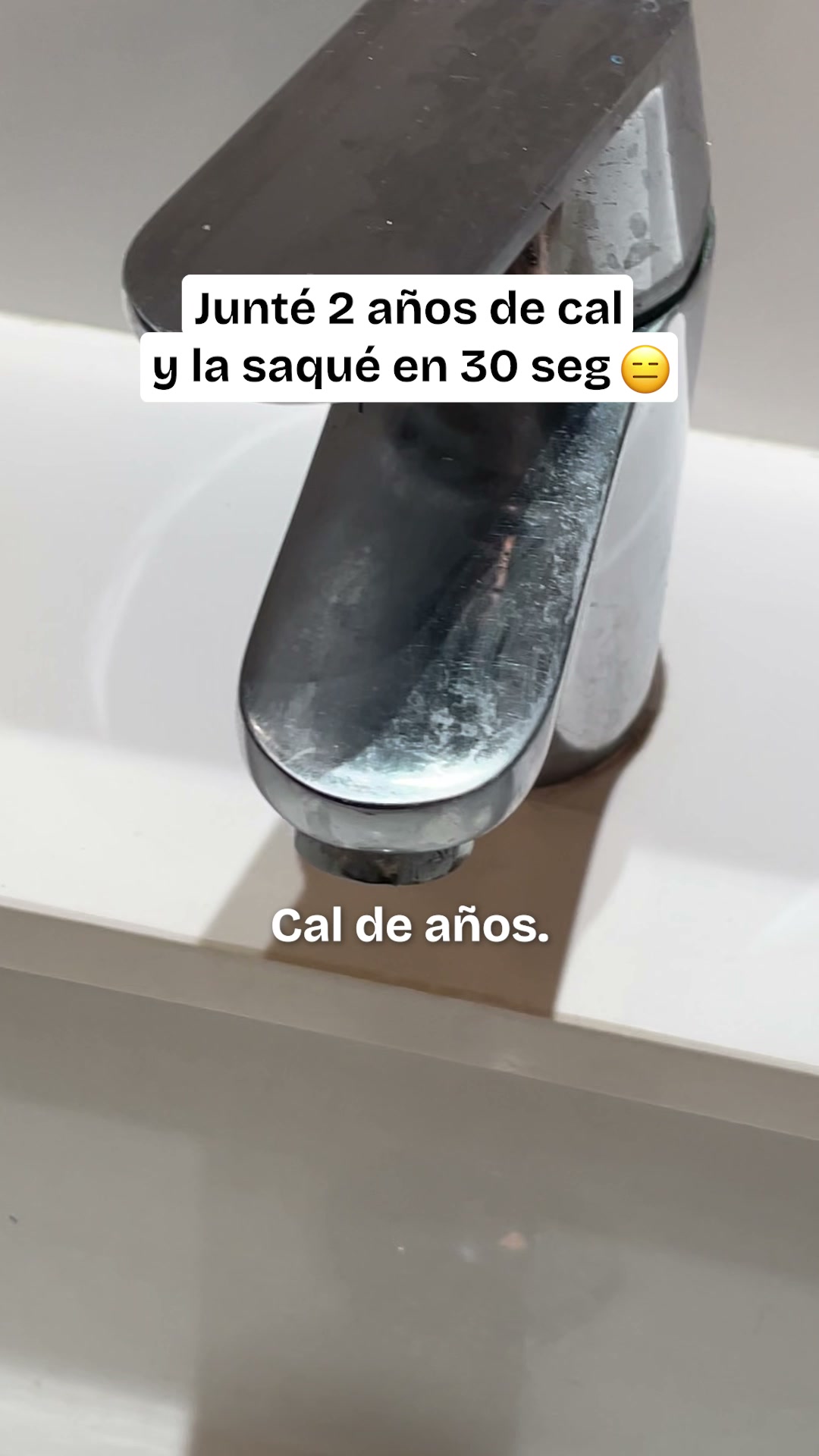 La cal vuelve porque solo le das brillo