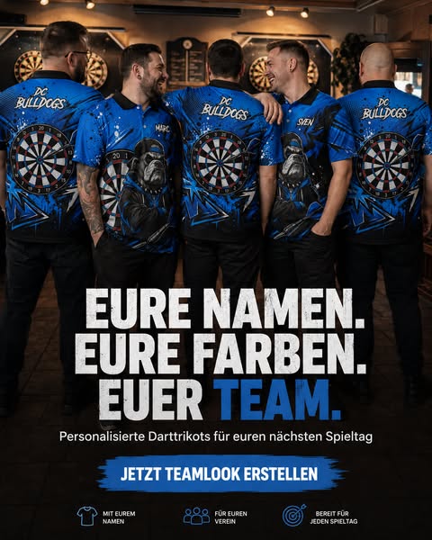 Dein Darttrikot mit Namen