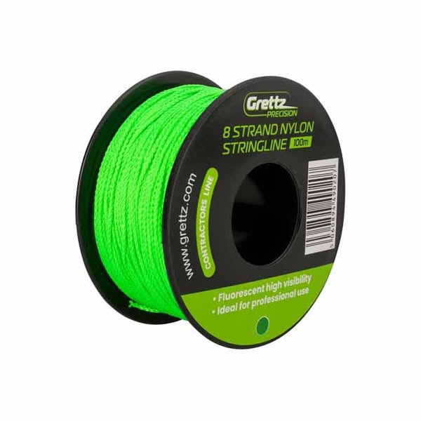Grettz G100G 100m 8 Braid Green Stringline | By Toolden