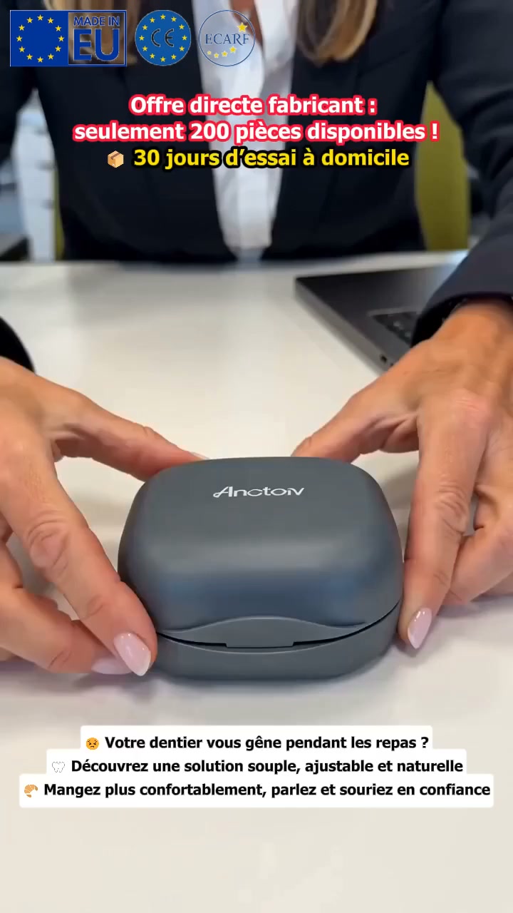 Votre dentier glisse et vous gêne ? Essayez notre prothèse adaptative confortable !