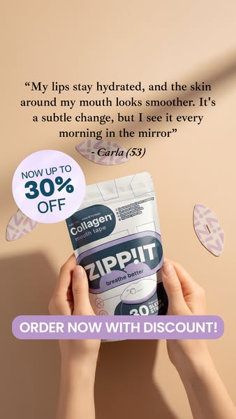 Get softer lips with mouth tape