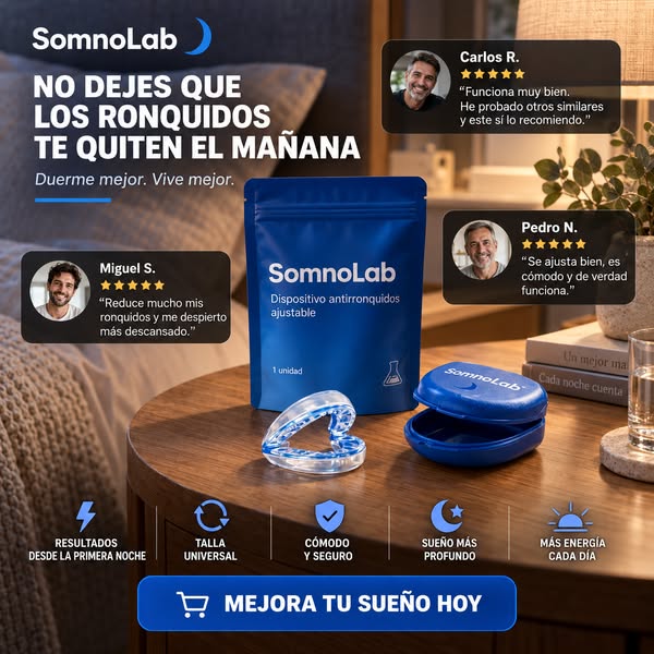 ¡Elimina los ronquidos desde la primera noche!