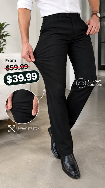 Dress Pants That Actually Feel Good