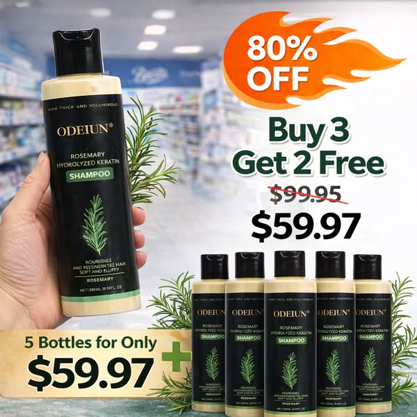 Rosemary + Keratin Volumizing Shampoo - 48-Hour Offer