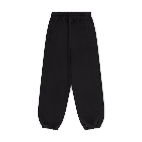 SIGNATURE CUFFED JOGGERS - BLACK