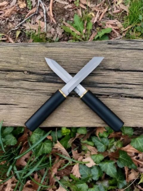 Interlocking Double Tanto Knife: Dual Wield Tactical EDC Baton