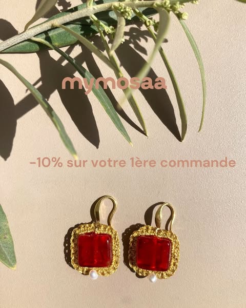 Offrez Mymosaa avec 10% de remise sur votre 1ère commande