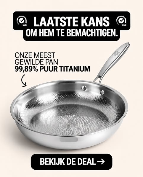 Tien kapotgeslagen pannen, maar één bleek echt