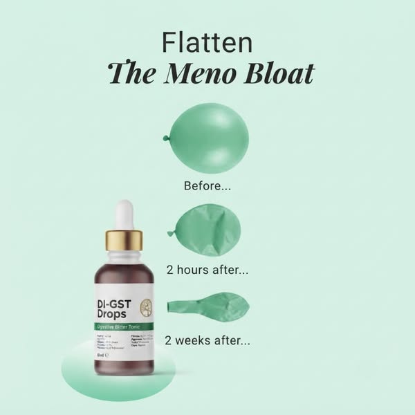 Bloated During Menopause? This Helps.