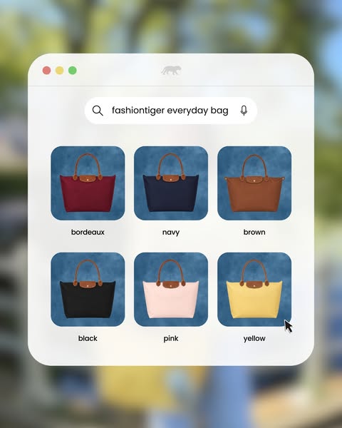 Everyday bag - bruin - Fashiontiger