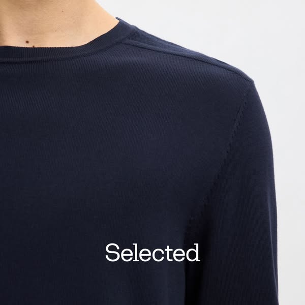 Long-sleeved Knitted Jumper - Men