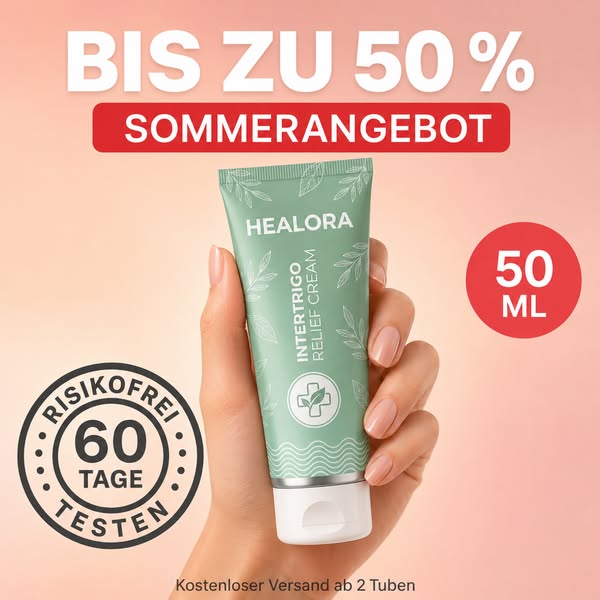 HELORA Creme zur Linderung von Intertrigo
