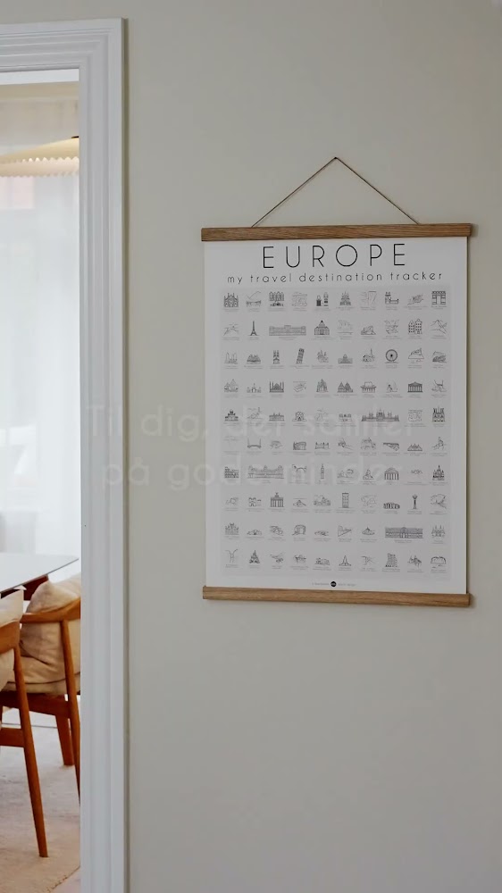 96 steder fra Europa - på én plakat