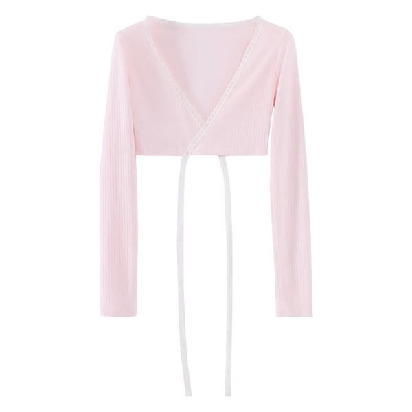 Ballerina Bliss Wrap Cardigan (Pink)
