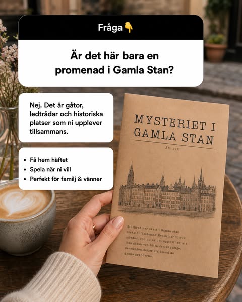 Lös Mysteriet i Gamla stan, Stockholm