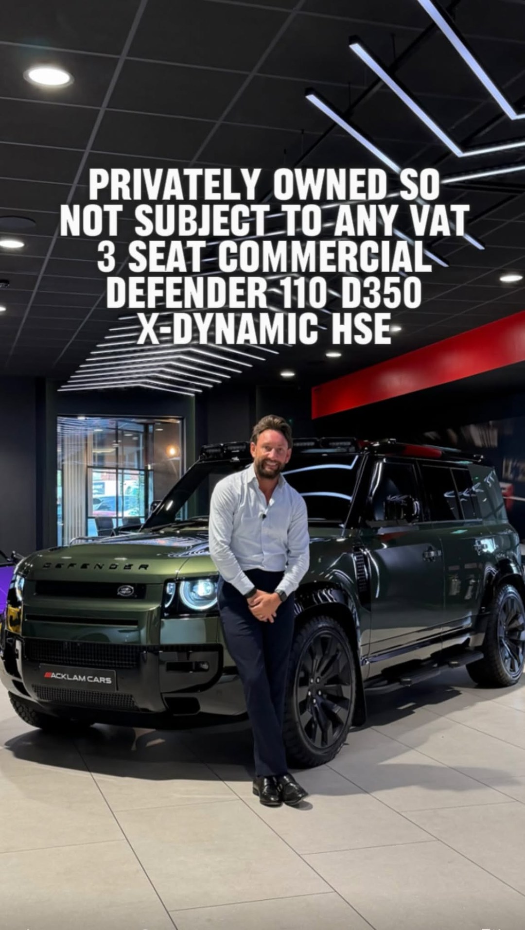 Contact Liam on 07795623213
