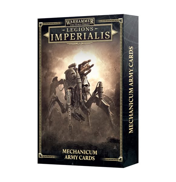 Legions Imperialis: Mechanicum Army Cards By Games Workshop