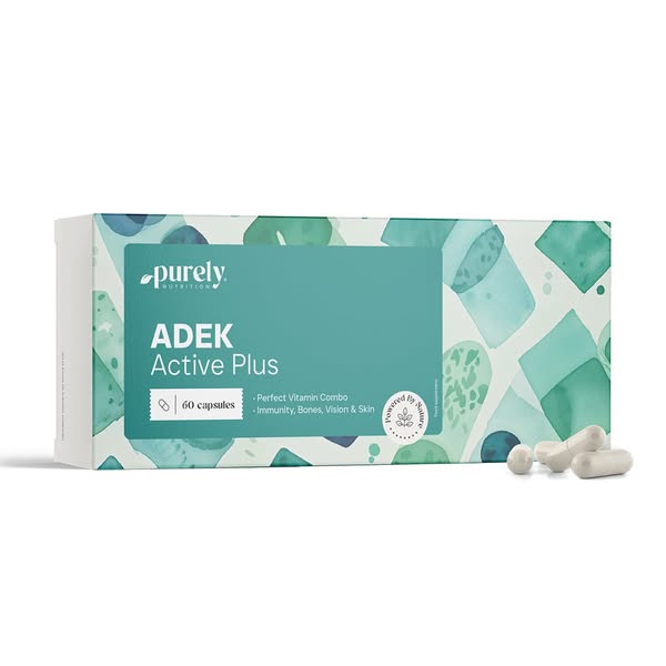 Vitaminas ADEK Active Plus, 60 cápsulas