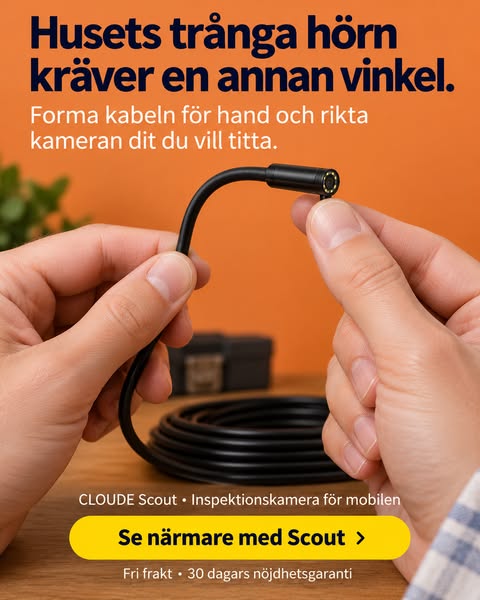 CLOUDE Scout – kameran för trånga utrymmen
