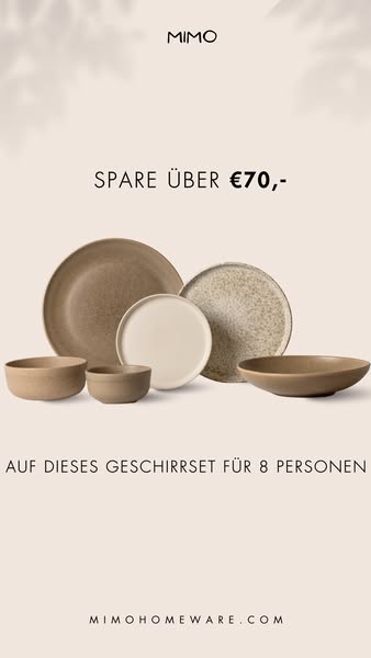 Shop dein neues Geschirrset