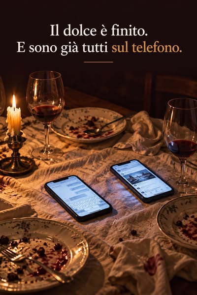 La cena che non finisce alle 22