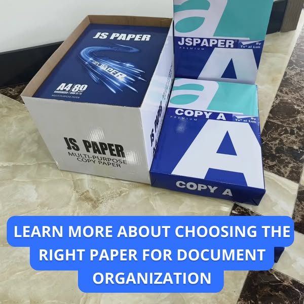 Learn more about choosing the right paper for document organization