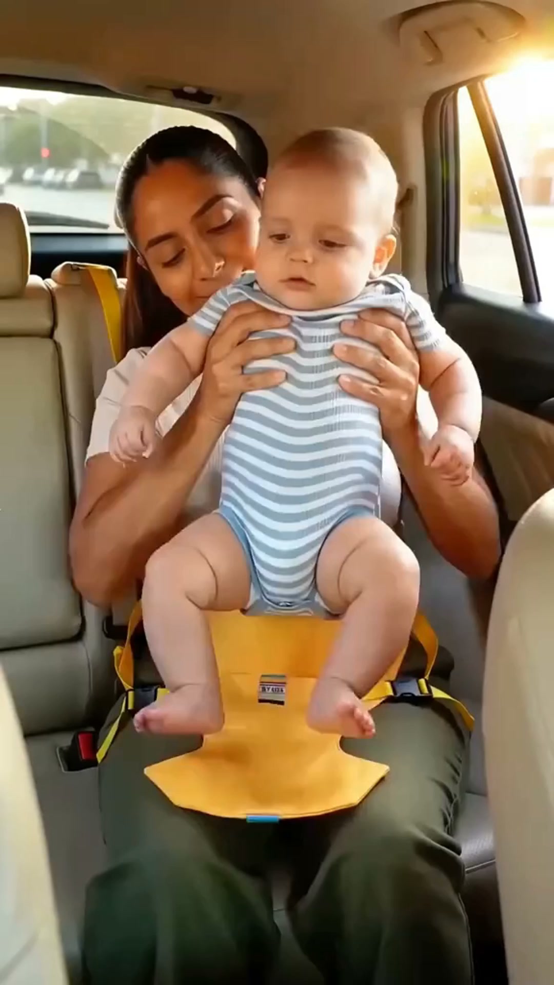 Toddler sliding off restaurant chairs?? Keep them SAFE!