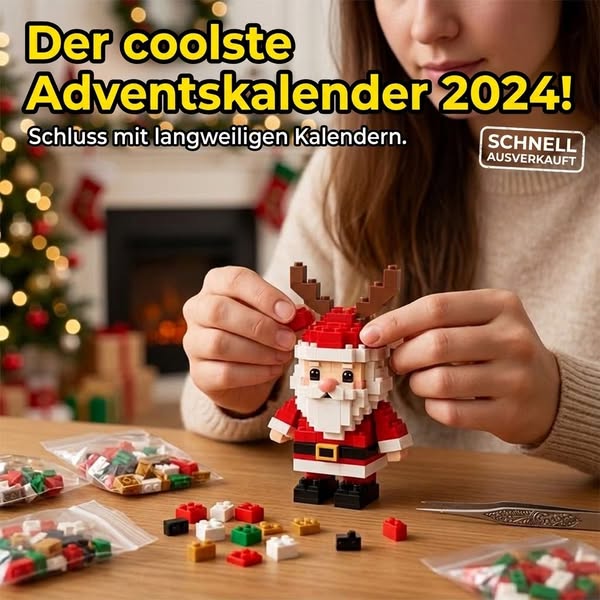 2026 Mini Christmas Building Block Ornament Advent Calendar