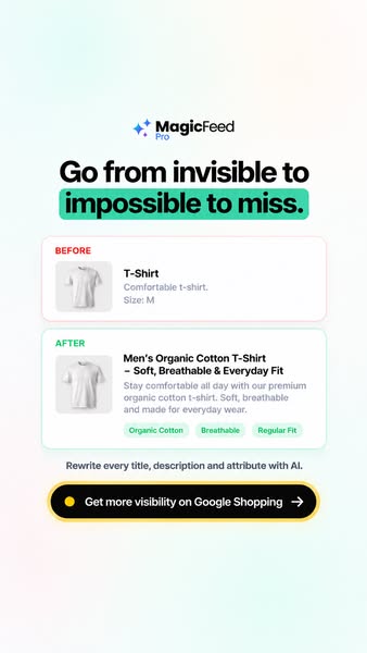 Turn Invisible Products Visible