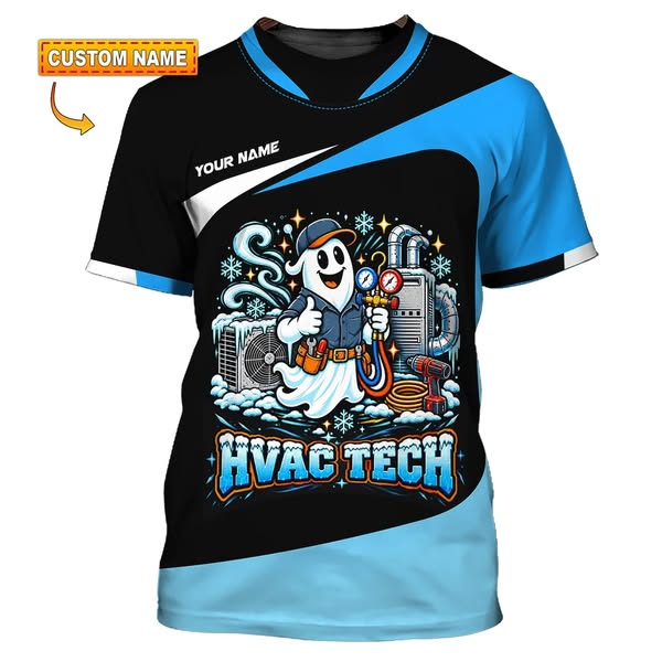 HVAC's Perfect Shirts Custom Name for You!