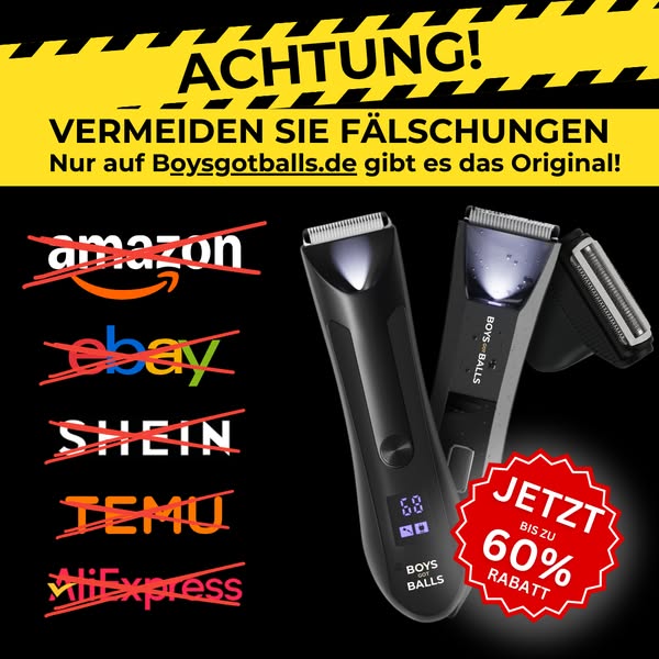 60% Rabatt - auf den Körper- und Intimrasierer!