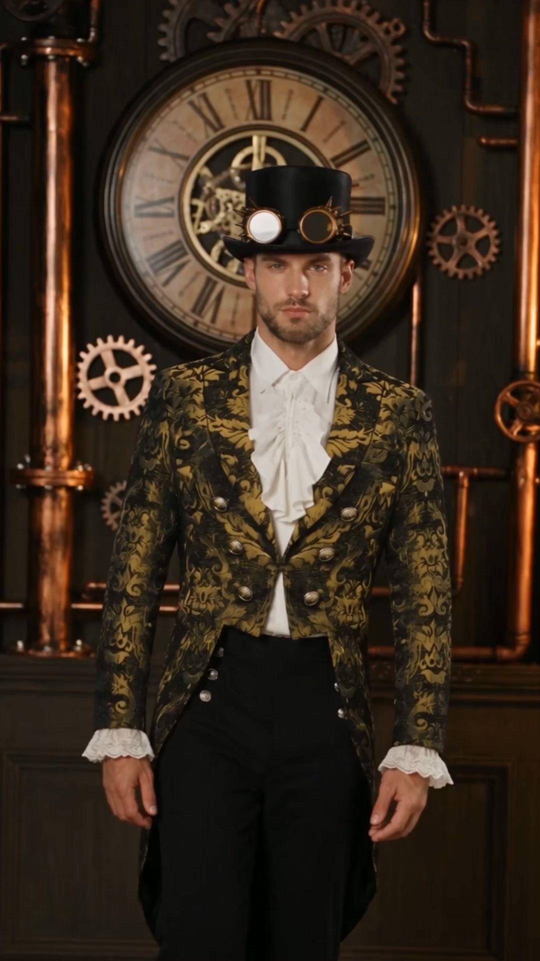 Complete 4-Piece Steampunk Look