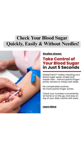 No more painful finger pricks