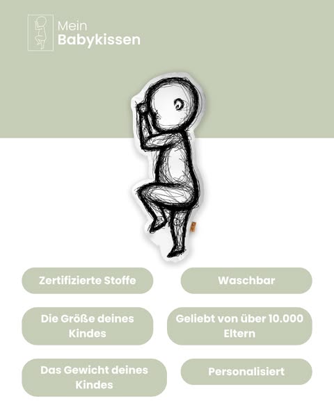 1:1 wie bei der Geburt – mit Gewicht & Größe