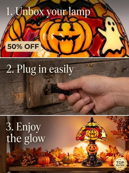 Halloween Pumpkin Ghost Lantern