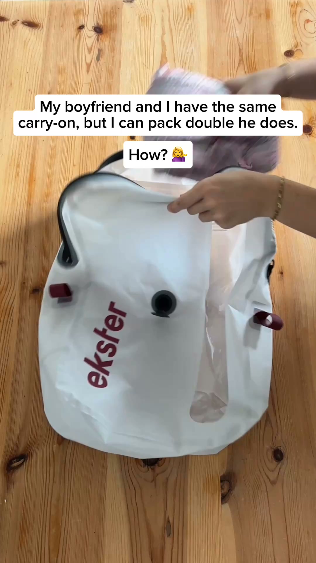 Never Check Bags Again
