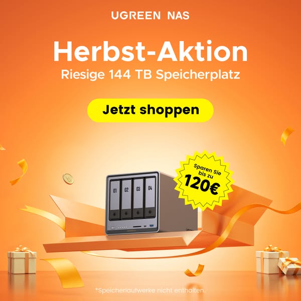 Bis zu 120 € auf DXP4800 Pro sparen