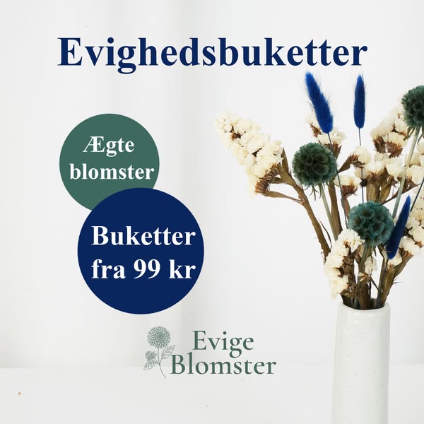 Evighedsbuketter fra 99 kr